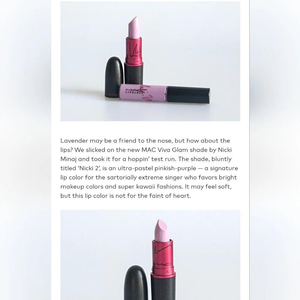 MAC Viva Glam Nicki 2 Lipstick